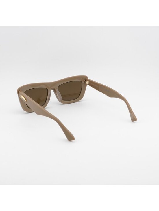 Bottega Veneta BV1283S 003 Sunglasses Brown Square Frame, Brown Lenses main image 11